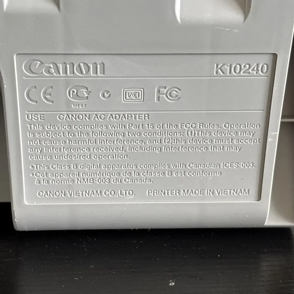 Canon PIXMA IP1500 Digital Photo Inkjet Printer